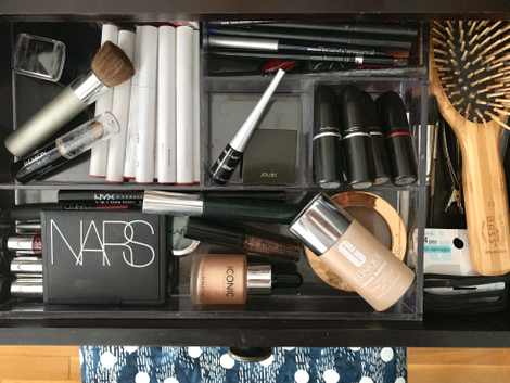 Makeup where it’s supposed to live